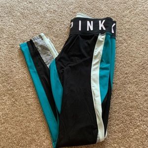 Pink high waisted leggings